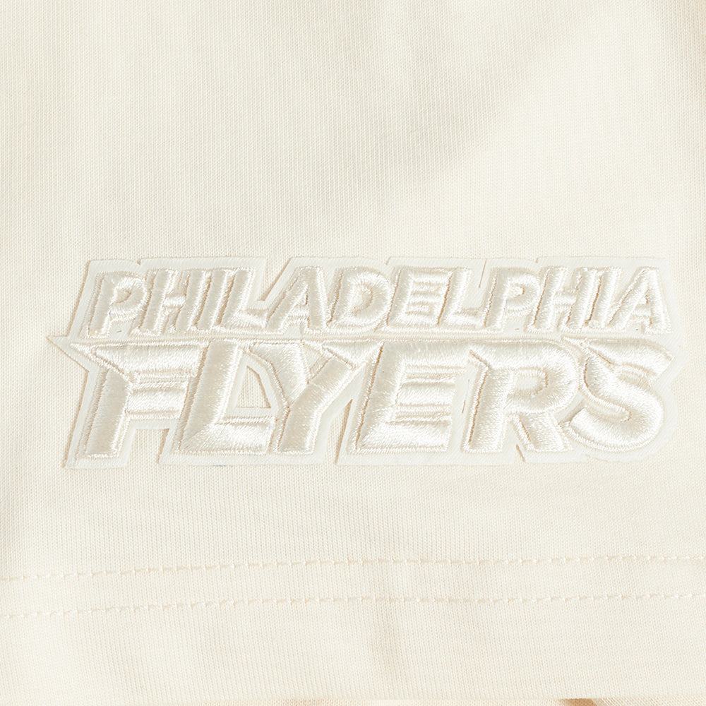 NHL PHILADELPHIA FLYERS NEUTRAL MEN'S  CJ DROP SHOULDER TEE (EGGSHELL)
