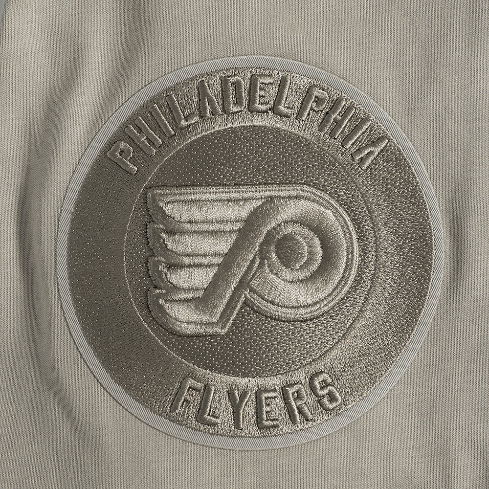 NHL PHILADELPHIA FLYERS NEUTRAL T-SHIRT EN JERSEY DE COTON À ÉPAULES TOMBANTES POUR HOMME (TAUPE)