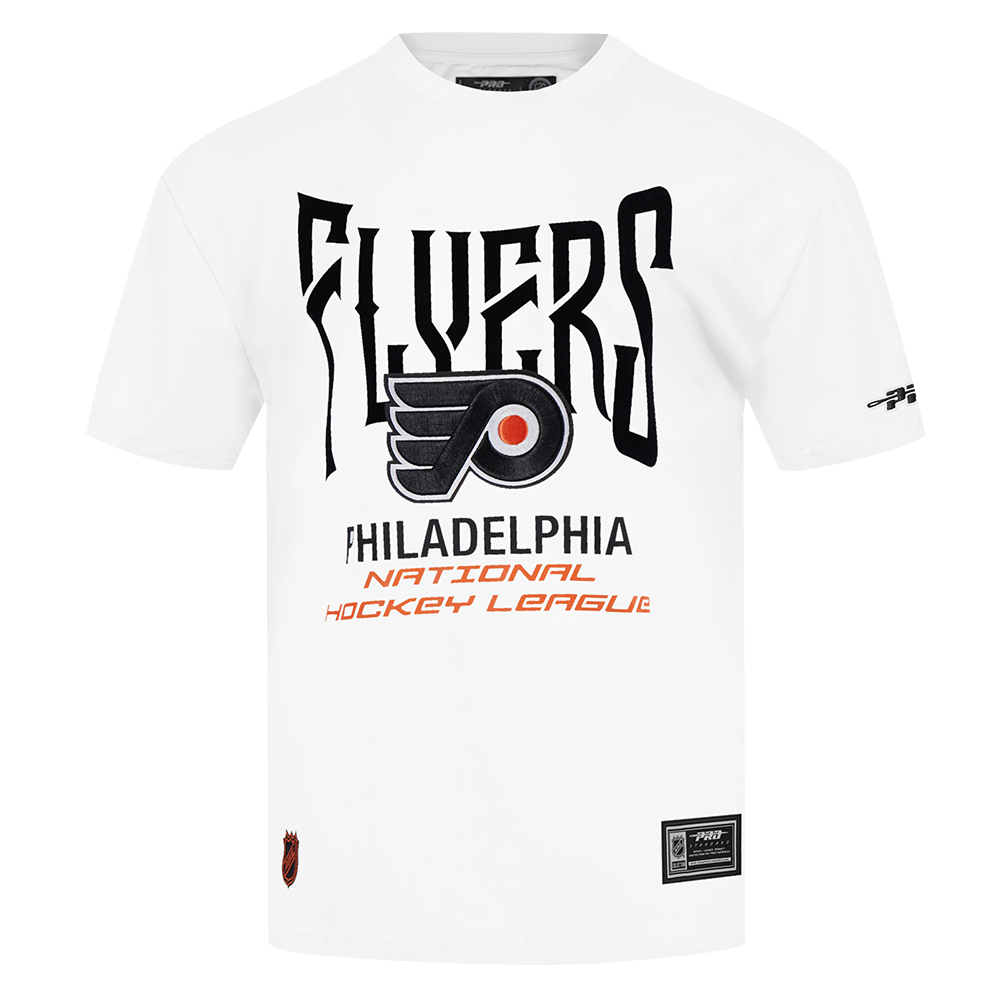 NHL PHILADELPHIA FLYERS CITY TOUR 2.0 MEN'S CJ DROP SHOULDER TEE (WHITE)
