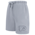 NHL PHILADELPHIA FLYERS NEUTRAL SHORT EN MOLLETON POUR HOMME POUR HOMME (GRIS CHINÉ FONCÉ)