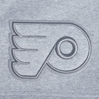NHL PHILADELPHIA FLYERS NEUTRAL SHORT EN MOLLETON POUR HOMME POUR HOMME (GRIS CHINÉ FONCÉ)
