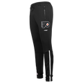 NHL PHILADELPHIA FLYERS CLASSIC CHENILLE MEN'S DK TRACK PANT (BLACK)