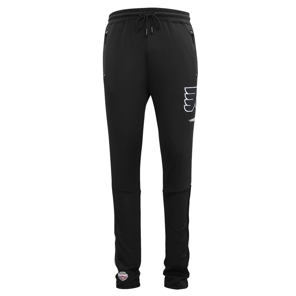 NHL PHILADELPHIA FLYERS CLASSIC CHENILLE MEN'S DK TRACK PANT (BLACK)