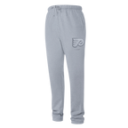 NHL PHILADELPHIA FLYERS NEUTRAL PANTALON OUATÉ EN MOLLETON POUR HOMME (GRIS CHINÉ FONCÉ)