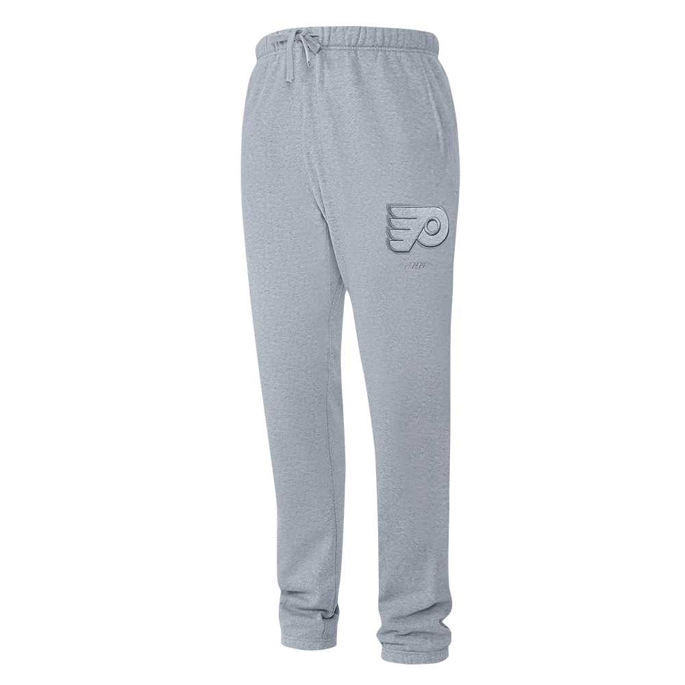 NHL PHILADELPHIA FLYERS NEUTRAL PANTALON OUATÉ EN MOLLETON POUR HOMME (GRIS CHINÉ FONCÉ)