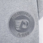 NHL PHILADELPHIA FLYERS NEUTRAL PANTALON OUATÉ EN MOLLETON POUR HOMME (GRIS CHINÉ FONCÉ)