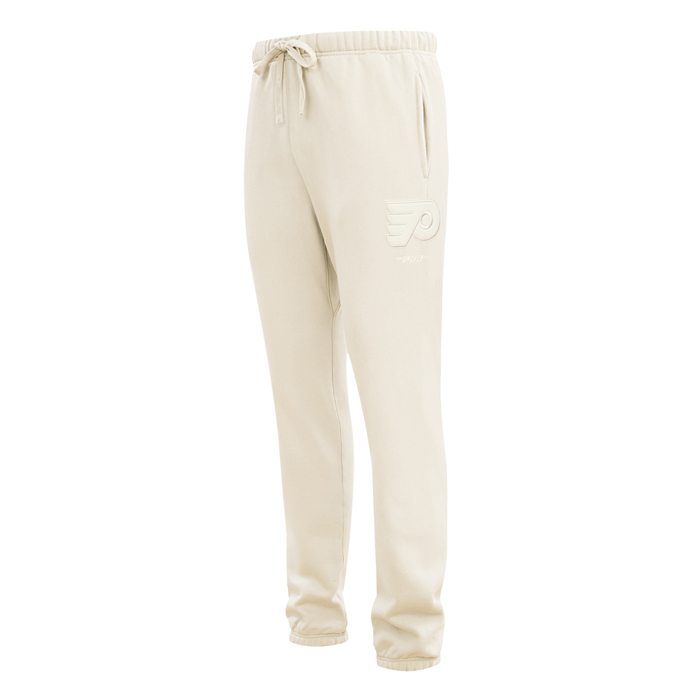 NHL PHILADELPHIA FLYERS NEUTRAL MEN'S  FLC SWEATPANT (EGGSHELL)