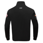 NHL PHILADELPHIA FLYERS CLASSIC CHENILLE MEN'S DK TRACK JACKET (BLACK)