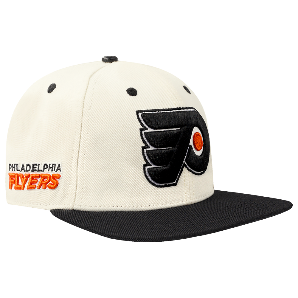 NHL PHILADELPHIA FLYERS RETRO CLASSIC UNISEX PRIMARY LOGO WOOL SNAPBACK (EGGSHELL)