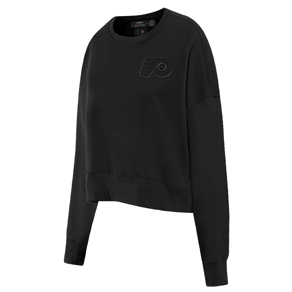 NHL PHILADELPHIA FLYERS NEUTRAL WOMEN'S CREWNECK (BLACK)