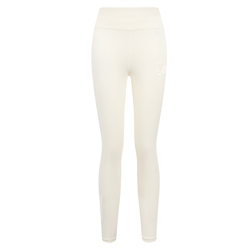 NHL PHILADELPHIA FLYERS NEUTRAL WOMEN'S JERSEY LEGGING (EGGSHELL)
