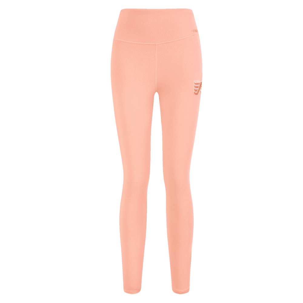NHL PHILADELPHIA FLYERS NEUTRAL HIGH WAIST JERSEY LEGGING (GUAVA)