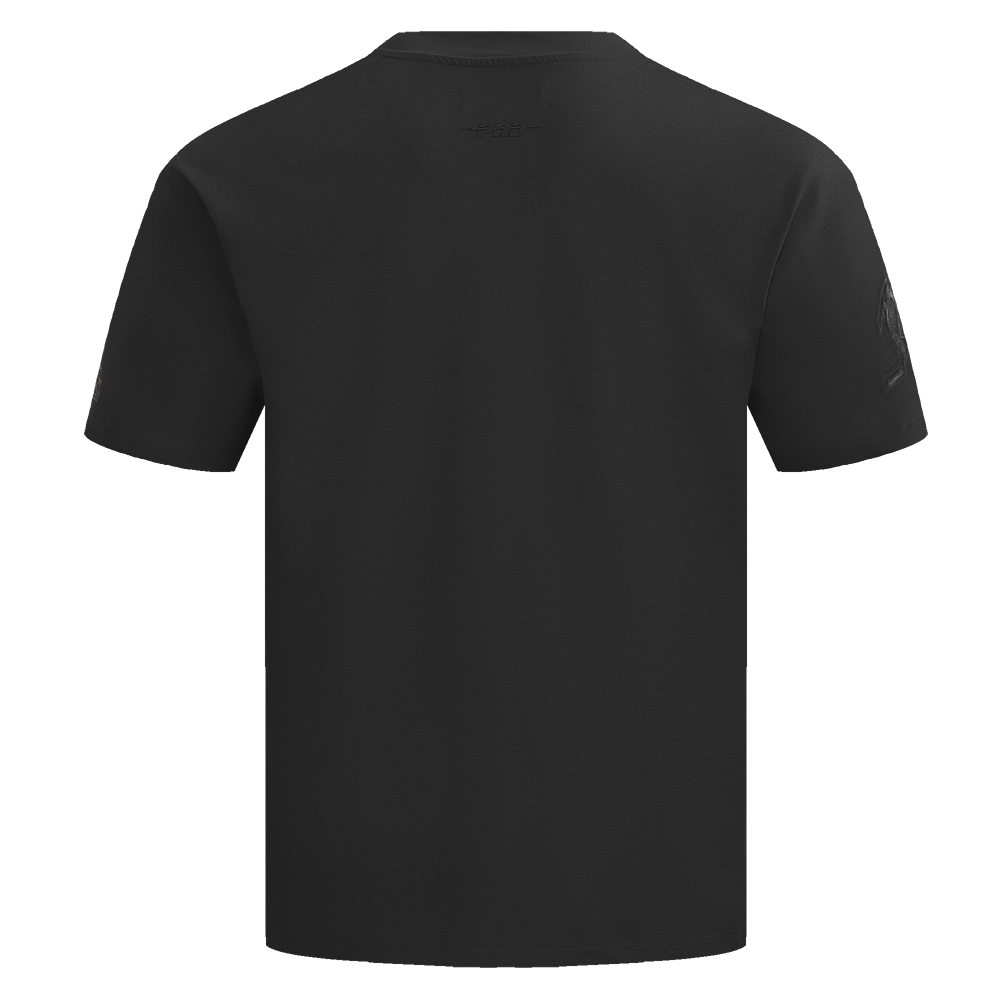 NHL PITTSBURGH PENGUINS NEUTRAL T-SHIRT EN JERSEY DE COTON À ÉPAULES TOMBANTES POUR HOMME (NOIR)