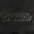 NHL PITTSBURGH PENGUINS NEUTRAL T-SHIRT EN JERSEY DE COTON À ÉPAULES TOMBANTES POUR HOMME (NOIR)