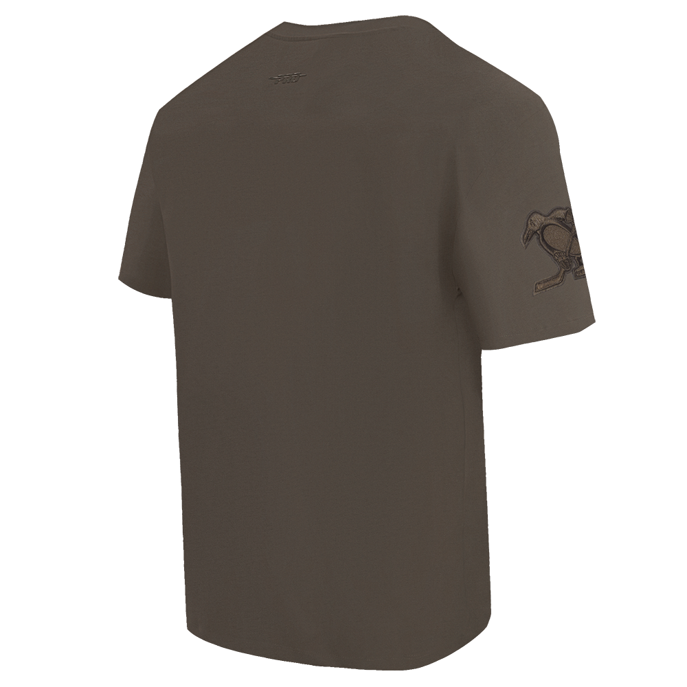 NHL PITTSBURGH PENGUINS NEUTRAL MEN'S CJ DROP SHOULDER TEE (DARK TAUPE)