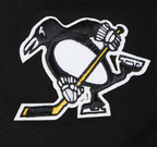 NHL PITTSBURGH PENGUINS CLASSIC MESH STRIPED MEN'S TEE (BLACK/YELLOW)