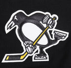 NHL PITTSBURGH PENGUINS SCRIPT TAIL T-SHIRT EN JERSEY SIMPLE POUR HOMME (NOIR)