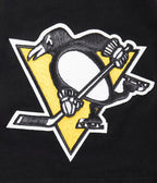 NHL PITTSBURGH PENGUINS SCRIPT TAIL T-SHIRT EN JERSEY SIMPLE POUR HOMME (NOIR)