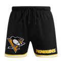 NHL PITTSBURGH PENGUINS CLASSIC MESH SHORT (BLACK/YELLOW)