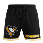 NHL PITTSBURGH PENGUINS CLASSIC MESH SHORT (BLACK/YELLOW)