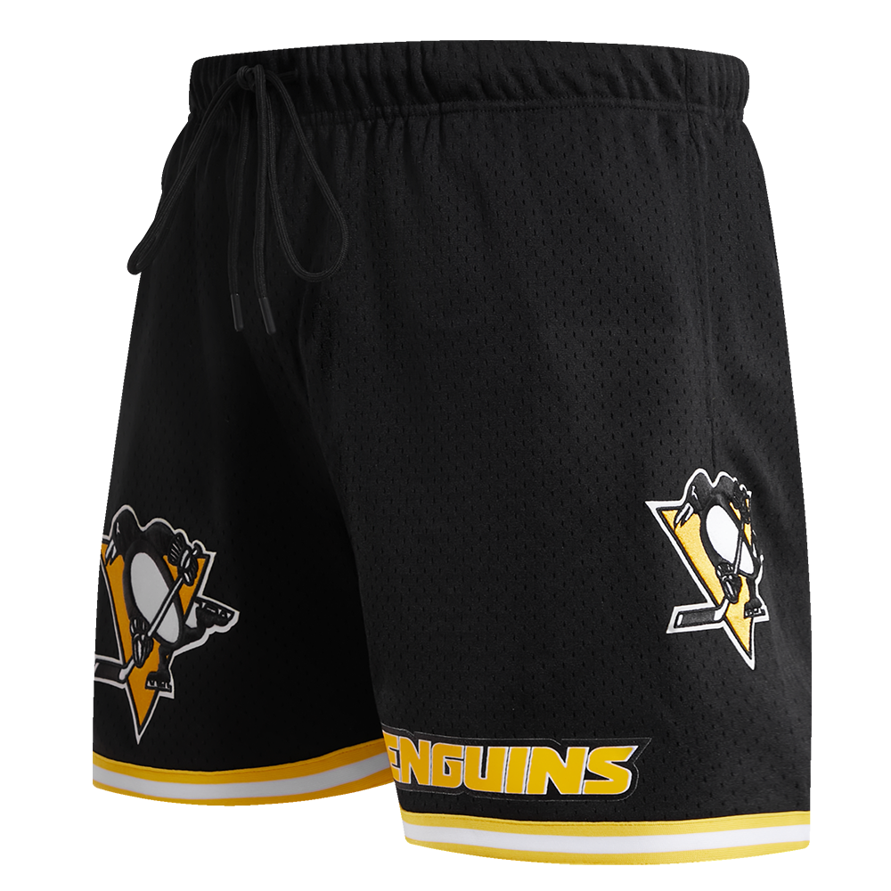 NHL PITTSBURGH PENGUINS CLASSIC MESH SHORT (BLACK/YELLOW)