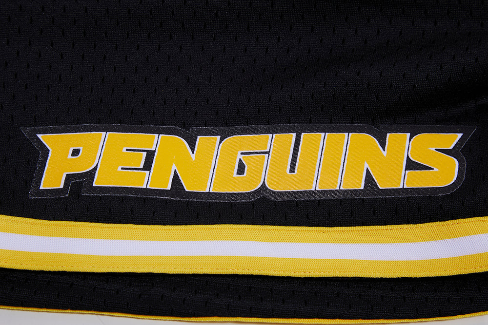 NHL PITTSBURGH PENGUINS CLASSIC MESH SHORT (BLACK/YELLOW)