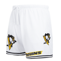 NHL PITTSBURGH PENGUINS CLASSIC MESH SHORT (WHITE / BLACK / WHTE)