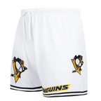 NHL PITTSBURGH PENGUINS CLASSIC MESH SHORT (WHITE / BLACK / WHTE)