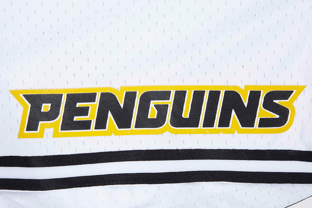 NHL PITTSBURGH PENGUINS CLASSIC MESH SHORT (WHITE / BLACK / WHTE)