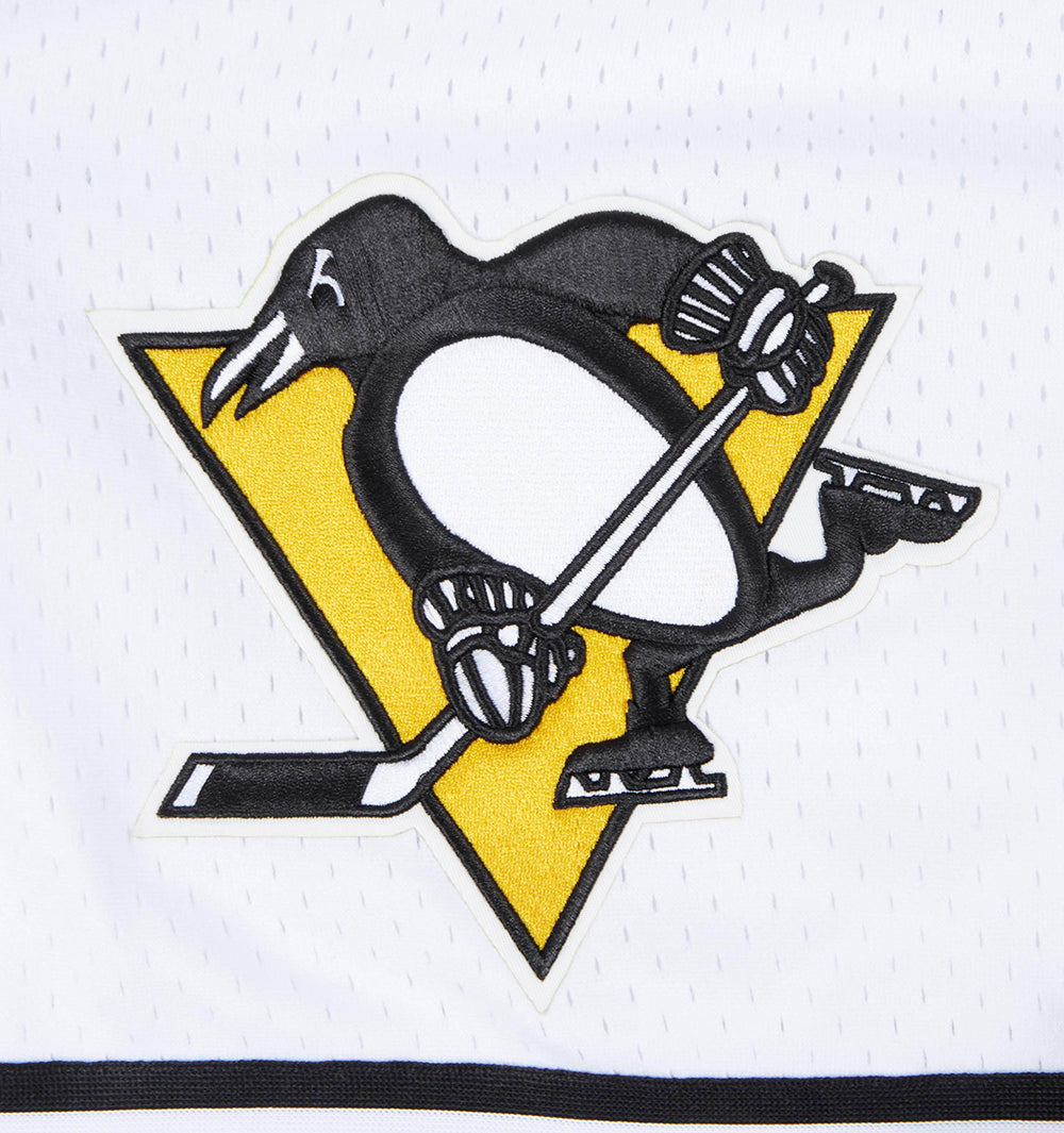 NHL PITTSBURGH PENGUINS CLASSIC MESH SHORT (WHITE / BLACK / WHTE)