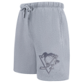 NHL PITTSBURGH PENGUINS NEUTRAL SHORT EN MOLLETON POUR HOMME POUR HOMME (GRIS CHINÉ FONCÉ)