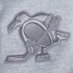 NHL PITTSBURGH PENGUINS NEUTRAL SHORT EN MOLLETON POUR HOMME POUR HOMME (GRIS CHINÉ FONCÉ)