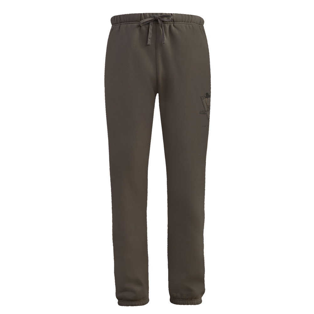 NHL PITTSBURGH PENGUINS NEUTRAL MEN'S  FLC SWEATPANT (DARK TAUPE)