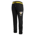 NHL PITTSBURGH PENGUINS SCRIPT TAIL PANTALON OUATÉ EN MOLLETON CÔTELÉ POUR HOMME (NOIR/JAUNE)