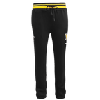 NHL PITTSBURGH PENGUINS SCRIPT TAIL PANTALON OUATÉ EN MOLLETON CÔTELÉ POUR HOMME (NOIR/JAUNE)