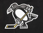 NHL PITTSBURGH PENGUINS SCRIPT TAIL PANTALON OUATÉ EN MOLLETON CÔTELÉ POUR HOMME (NOIR/JAUNE)