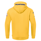 NHL PITTSBURGH PENGUINS CLASSIC CHENILLE MEN'S DK FZ PO HOODIE (YELLOW)