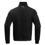 NHL PITTSBURGH PENGUINS CLASSIC CHENILLE MEN'S TRACK JACKET (BLACK/YELLOW)