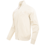 NHL PITTSBURGH PENGUINS NEUTRAL MEN'S  TWILL JACKET (EGGSHELL)