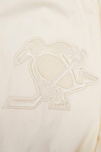 NHL PITTSBURGH PENGUINS NEUTRAL MEN'S  TWILL JACKET (EGGSHELL)