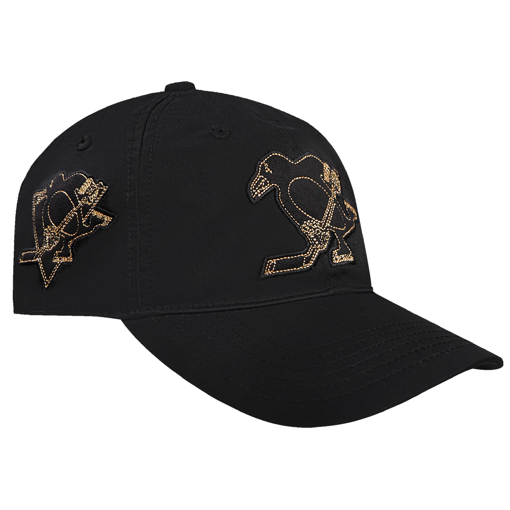 NHL PITTSBURGH PENGUINS BLACK & GOLD DAD HAT (BLACK)