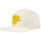 NHL PITTSBURGH PENGUINS TRIPLE TONAL WOOL STRAPBACK HAT (EGGSHELL)