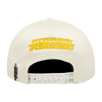 NHL PITTSBURGH PENGUINS TRIPLE TONAL WOOL STRAPBACK HAT (EGGSHELL)