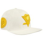 NHL PITTSBURGH PENGUINS TRIPLE TONAL WOOL STRAPBACK HAT (EGGSHELL)