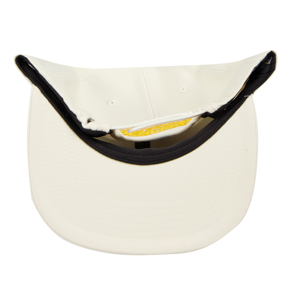 NHL PITTSBURGH PENGUINS TRIPLE TONAL WOOL STRAPBACK HAT (EGGSHELL)