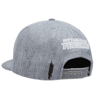 NHL PITTSBURGH PENGUINS TRIPLE TONAL WOOL STRAPBACK HAT (HEATHER GREY)