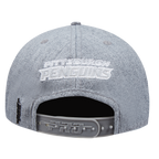 NHL PITTSBURGH PENGUINS TRIPLE TONAL WOOL STRAPBACK HAT (HEATHER GREY)