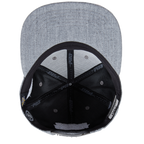 NHL PITTSBURGH PENGUINS TRIPLE TONAL WOOL STRAPBACK HAT (HEATHER GREY)