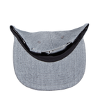 NHL PITTSBURGH PENGUINS TRIPLE TONAL WOOL STRAPBACK HAT (HEATHER GREY)