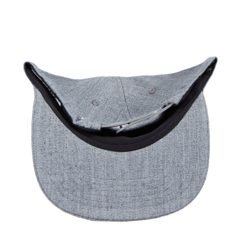 NHL PITTSBURGH PENGUINS TRIPLE TONAL WOOL STRAPBACK HAT (HEATHER GREY)